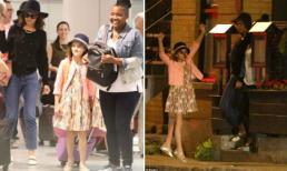 Bé Suri cứ xuất hiện bên mẹ là phải lên đồ như tiểu thư như thế này