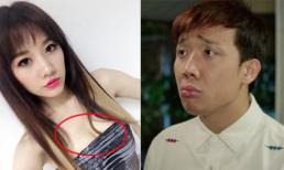 Bình luận bất ngờ của Trấn Thành khi thấy bà xã đăng ảnh vòng một lấp ló