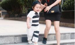 Bộ ảnh tan học của mẹ con Elly Trần - Túc Mạch khiến fan đắm đuối