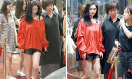 Set đồ đỏ đen rách tả tơi của Dương Mịch gây chú ý đặc biệt 