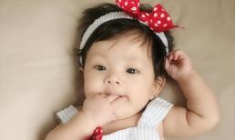 Con gái của Hải Băng đáng yêu lúc được 4 tháng tuổi