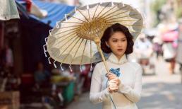 Diễn viên Ngọc Thanh Tâm tái hiện vẻ đẹp thiếu nữ xưa qua trang phục áo dài