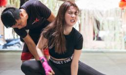 Ngọc Trinh mướt mồ hôi tập võ nuôi mộng làm 'đả nữ' điện ảnh