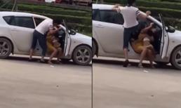 Người đàn ông đánh phụ nữ đang bế con nhỏ dã man khiến dư luận phẫn nộ