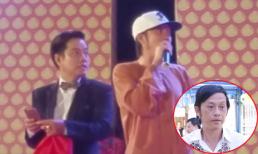 Hoài Linh nói gì khi đang biểu diễn bị khán giả ném đá?