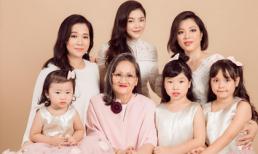 Lý Nhã Kỳ lần đầu khoe ảnh đại gia đình 3 thế hệ đều là 'mỹ nhân'