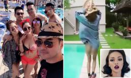 Tin sao Việt mới 28/6/2017: Thúy Nga được trai đẹp vây quanh khi khoe ngực, Mai Ngô lộ nguyên vòng ba trước ống kính