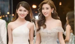 Mỹ Linh - Thùy Dung đọ sắc với đầm dạ hội cắt xẻ tinh tế