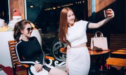 Ngọc Trinh gợi cảm bên đàn em Quỳnh Hương