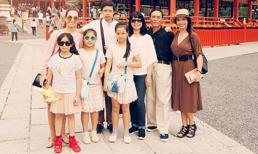 Gia đình ba thế hệ nhà cựu mẫu Thúy Hằng - Thúy Hạnh đi du lịch Nhật Bản