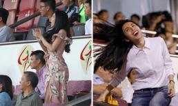 Lần nào đi xem bóng đá, Thủy Tiên cũng mắc cỡ vì điều này