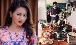 Ngọc Lan bị dân mạng soi điểm bất thường khi làm cơm giỗ mẹ chồng