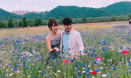 Vợ chồng Lý Hải - Minh Hà tình cảm trong chuyến công tác ở Hàn Quốc