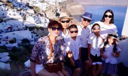 Lâu lắm rồi gia đình Hà Kiều Anh lại cùng đi du lịch vui vẻ bên nhau