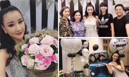 Ca sĩ Maya đón tuổi mới ấm áp bên bạn bè