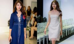 Quỳnh Châu diện phong cách chất lừ trên sàn tập catwalk