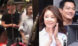 Hoắc Kiến Hoa đến tận phim trường xem vợ Lâm Tâm Như đóng cặp cùng chồng Châu Tấn