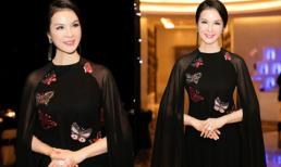 MC Thanh Mai khoe vẻ đài các với áo dài cách tân