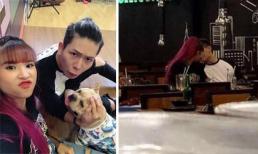 Khởi My lên tiếng giải thích về bức ảnh khóa môi trong quán ăn