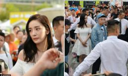 Dương Mịch bơ phờ tại sự kiện, được hàng chục vệ sĩ xếp thành hình tròn bảo vệ