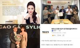 Sylic trở thành thương hiệu mỹ phẩm đầu tiên được báo chí Hàn Quốc ngợi ca rầm rộ