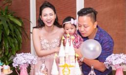 Á hậu Ngô Trà My tổ chức sinh nhật hoành tráng cho con gái