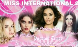 Thùy Dung được dự đoán trở thành Á hậu 2 của cuộc thi 'Hoa hậu Quốc tế 2017'