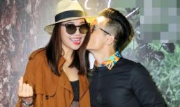 Hà Anh Tuấn tình tứ hôn má Thanh Hằng trong sự kiện