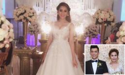 Lâm Khánh Chi mặc váy trắng đi dự cưới, cô dâu của Bảo Duy bị lấn át 'toàn tập'