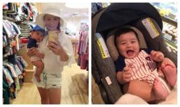 Hình ảnh mới nhất của con trai 5 tháng tuổi nặng 12kg cực bụ bẫm của Đan Trường