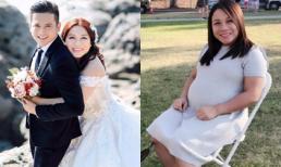 Khoe bụng bầu vượt mặt, không ngờ bà xã kém sắc của Hoàng Anh lại rạng rỡ thế này