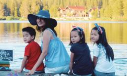 Ngọc Thúy tự hào vì các con may mắn hơn những đứa trẻ khác về điều này