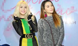 Thiều Bảo Trâm cực gợi cảm với tóc bạch kim, vô tư 'kể xấu' chị gái trước chốn đông người