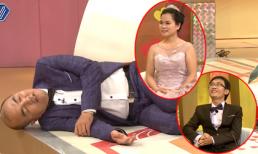 Cặp vợ chồng siêu 'bá đạo' khiến MC Quốc Thuận té ghế liên tục