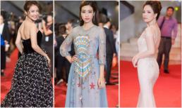 Mỹ Linh, Nhã Phương và Đan Lê công phá thảm đỏ 'VTV Awards 2017'