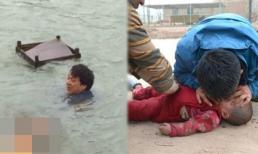 Chồng ghen tuông thả con xuống nước rồi bắt vợ gọi tình cũ đến cứu