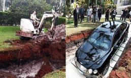 Bỏ đống tiền mua siêu xe đem chôn ở sân sau, người đàn ông khiến mọi người sốc khi biết sự thật