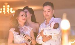 Diễn viên 4 đời chồng tổ chức tiệc đầy tháng hoành tráng cho con gái