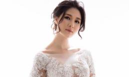 Bà xã Huy Khánh quyến rũ, kiêu sa với đầm cưới