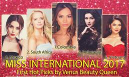 Á hậu Thùy Dung được đánh giá lọt top 5 Miss International 2017