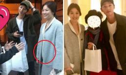 Song Hye Kyo lộ bụng to bất thường khi xuất hiện ở Paris cùng Song Joong Ki