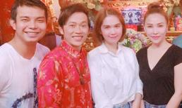 Ngọc Trinh cùng bạn bè đến thắp hương tại nhà thờ 100 tỷ của Hoài Linh