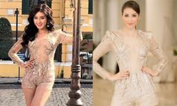 Huyền My 'đụng hàng' với Phạm Hương trong ngày 'ra trận' Miss Grand International 