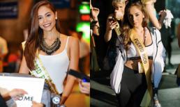 Trong trang phục thể thao, thí sinh 'Miss Grand International 2017' lộ thân hình kém săn chắc