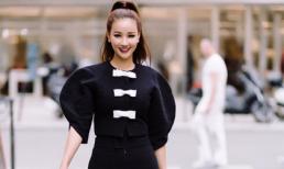 Maya cá tính với phong cách street style trên đường phố Paris