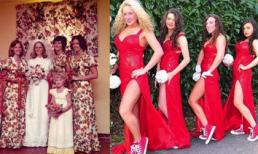 Cô dâu bị lép vế ngay lập tức khi hội phù dâu này xuất hiện