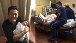 Diễn viên Hoàng Anh hào hứng khoe con gái mới sinh ở Mỹ