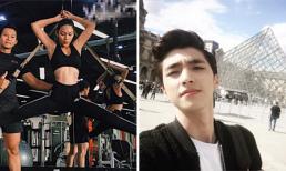 Hot girl và hot boy ngày 12/10/2017: Thanh Tú tập gym để chuẩn bị tốt cho chung kết Hoa hậu Đại Dương, Bình An điển trai ở trời Tây