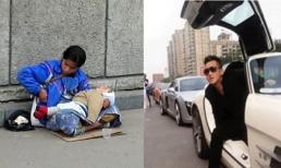 Gặp lại tình cũ 1 tay bế con, 1 tay xin tiền người đi đường và hành động khiến ai cũng cảm phục của chàng trai