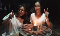 Hoa hậu Đỗ Mỹ Linh đón tuổi mới với chiếc bánh sinh nhật 'độc nhất vô nhị'